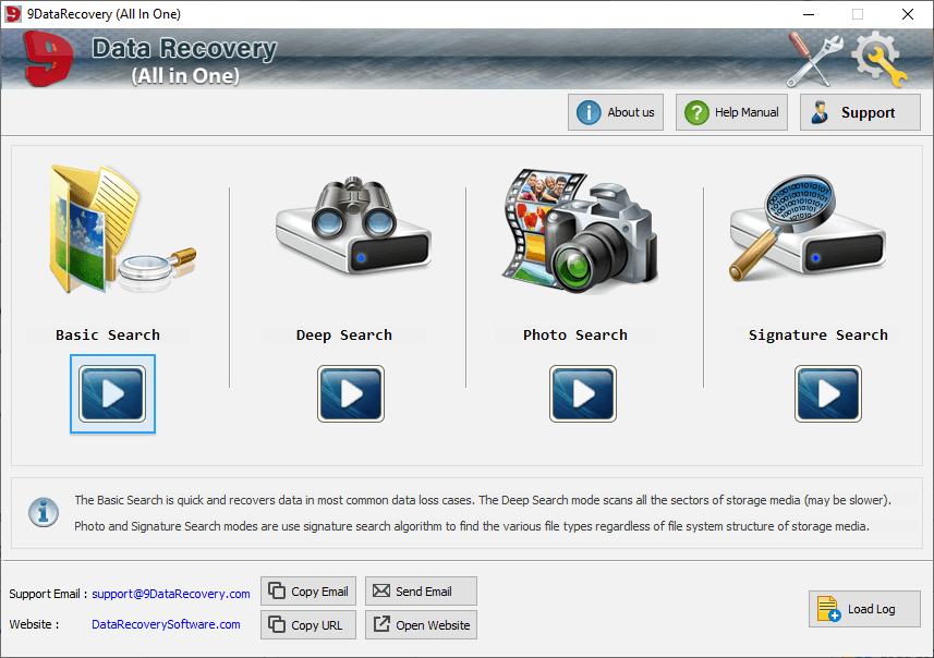  Select one recovery mode