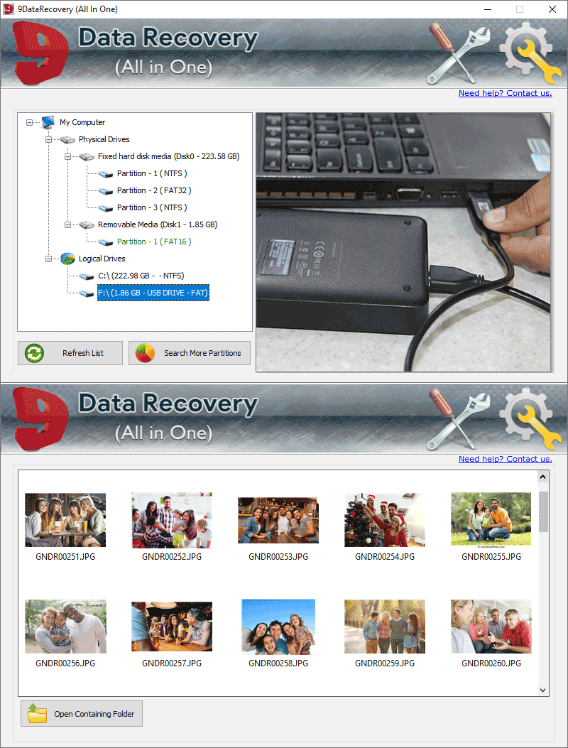 Freeware All Data Recovery Software 2.2.0.0 full