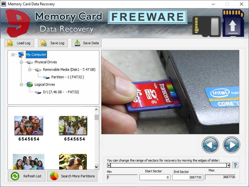 Free Windows SD Card Data Recovery Tool screenshot