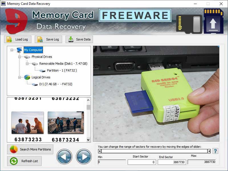 Freeware Windows SD Card Recovery Tool